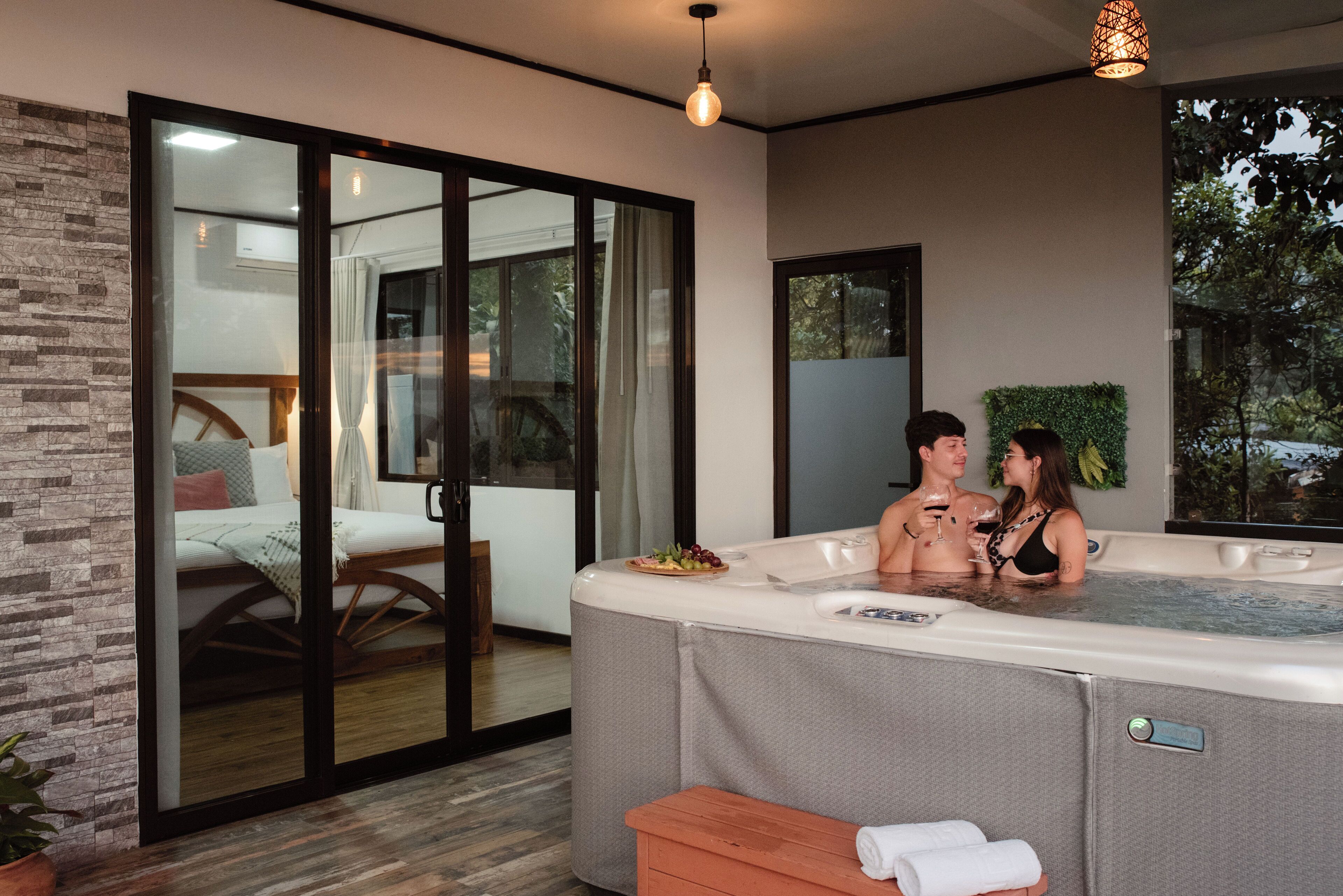 Leilighet – deluxe, hageutsikt | Privat boblebad