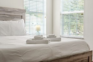 6 bedrooms, iron/ironing board, travel crib, WiFi