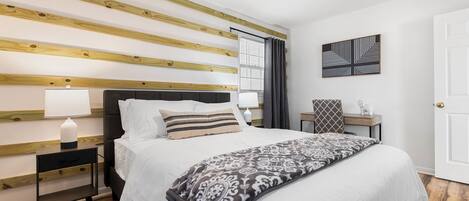 2 soverom, strykejern/-brett, wi-fi (inkludert) og sengetøy