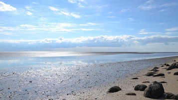 Tæt på stranden