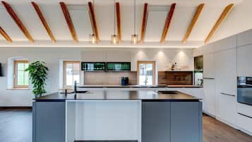 KĂŒhlschrank, Ofen, Herdplatte, GeschirrspĂŒler