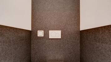 Ducha, secador de pelo, toallas