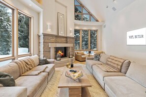 Smart TV, fireplace, offices