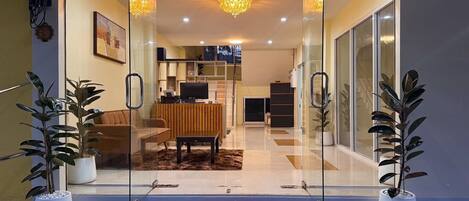 Façade de l’hébergement