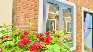 Utsikt mot trÀdgÄrden