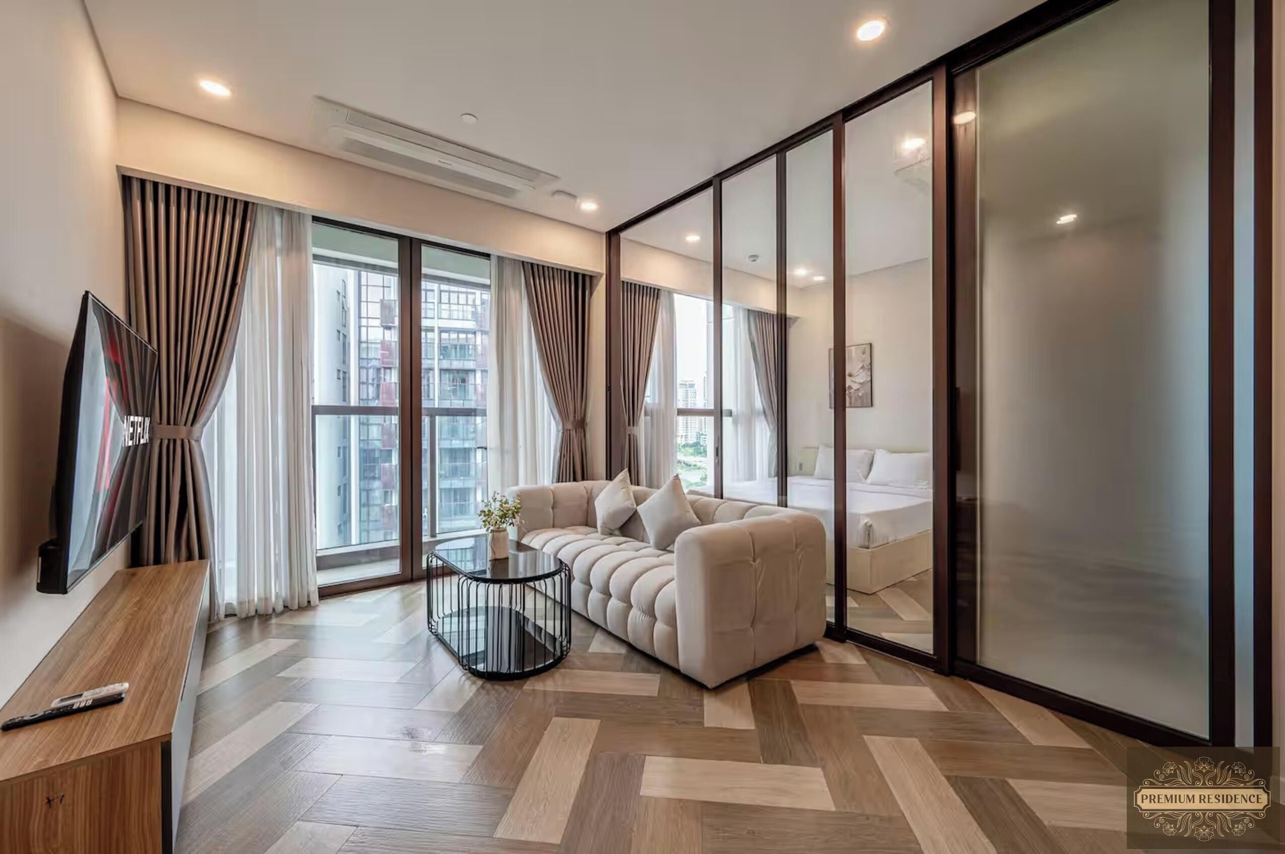 Design-Apartment, 1 Schlafzimmer, Balkon, Stadtblick
