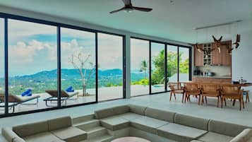 Three-Bedroom Anzhu Pool Villa with Bathtub