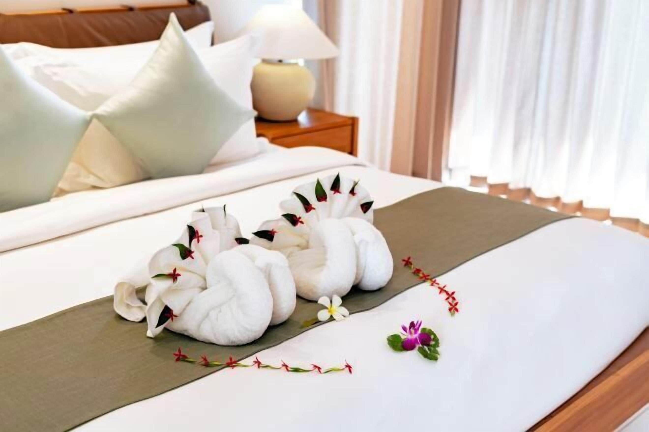 Sengetøy av topp kvalitet, minibar (inkludert) og wi-fi (inkludert)