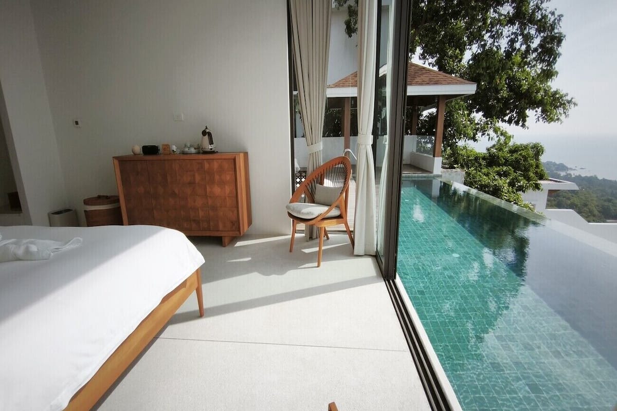 One-Bedroom Anzhu Private Pool Villa | Premium bedding, free minibar, free WiFi, bed sheets