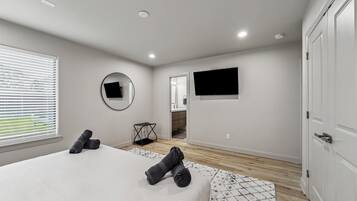 4 soverom, strykejern/-brett, reiseseng for barn og wi-fi