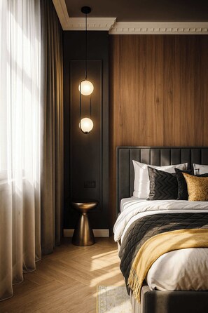 1 soverom, strykejern/-brett, reiseseng for barn og wi-fi