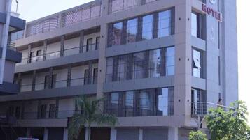 Overnatningsstedets facade