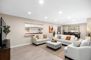 TV, offices - The Cactus Rose: Heated Pool, Putterball & Bocce! (Glendale)