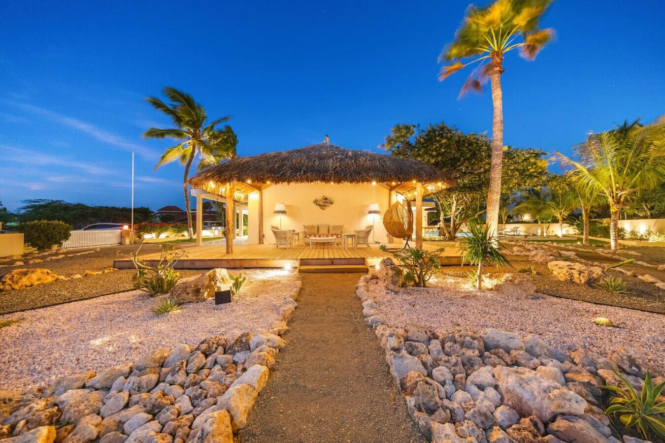 Overnattingsstedets uteområder