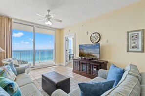 Télévision, table de tennis de table