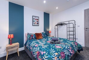 2 bedrooms, iron/ironing board