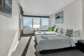 3 bedrooms, iron/ironing board, travel cot, WiFi