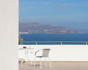 Outdoor dining - Voulisma Hills Sea View Studio 2 (4PFV+GF Istro, Greece)