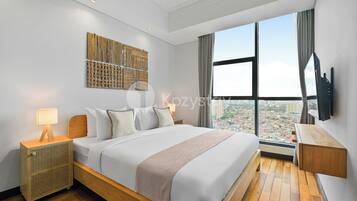 Apartment, 2 Bedrooms, City View | 2 bedrooms, iron/ironing board, free WiFi