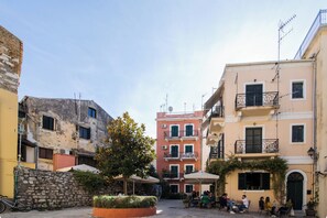 Blick von der Unterkunft