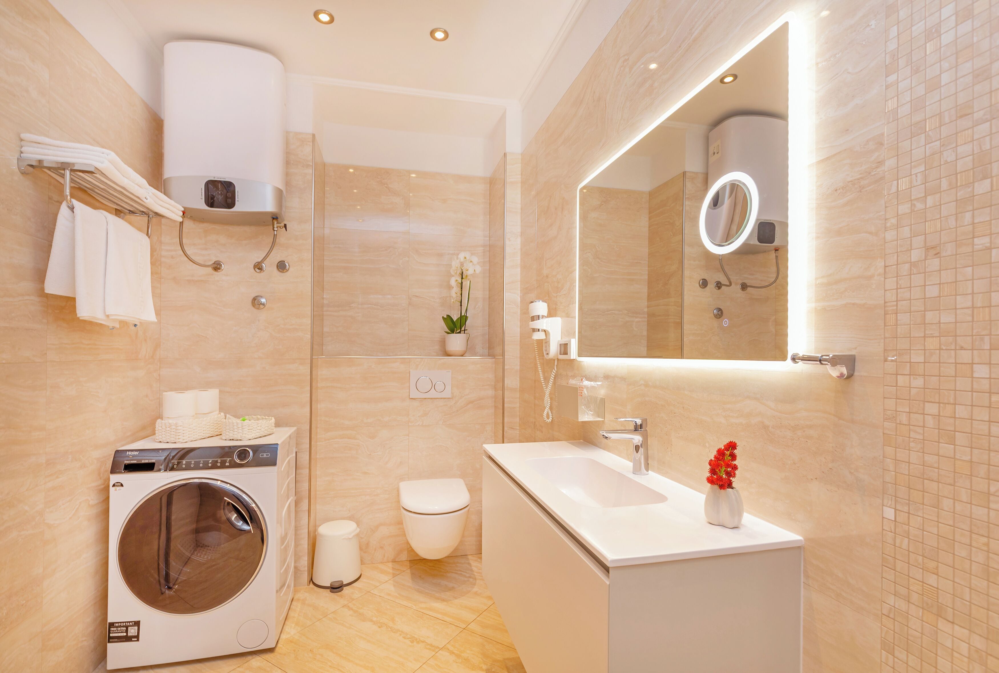 Suite Studio Junior, vue jardin | Salle de bain