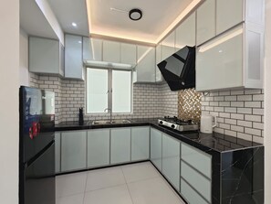 Appartement, balkon, uitzicht op de stad | Privékeuken