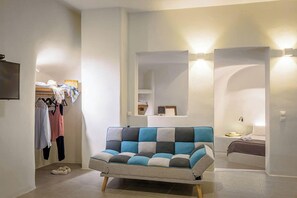 Villa | Living area - Caveart Villa&PriveTerrace&Prive Jacuzzi (Santorini)