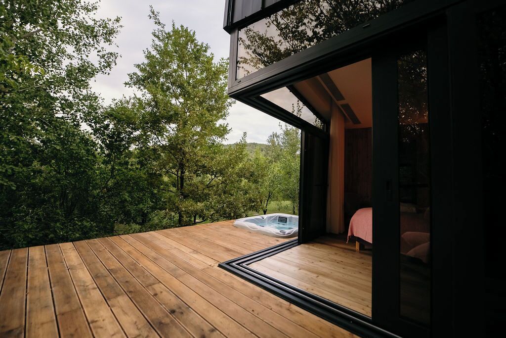 Deluxe Cabin | Terrace/patio