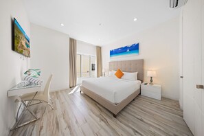 2 Schlafzimmer, Zimmersafe, Schreibtisch, kostenloses WLAN