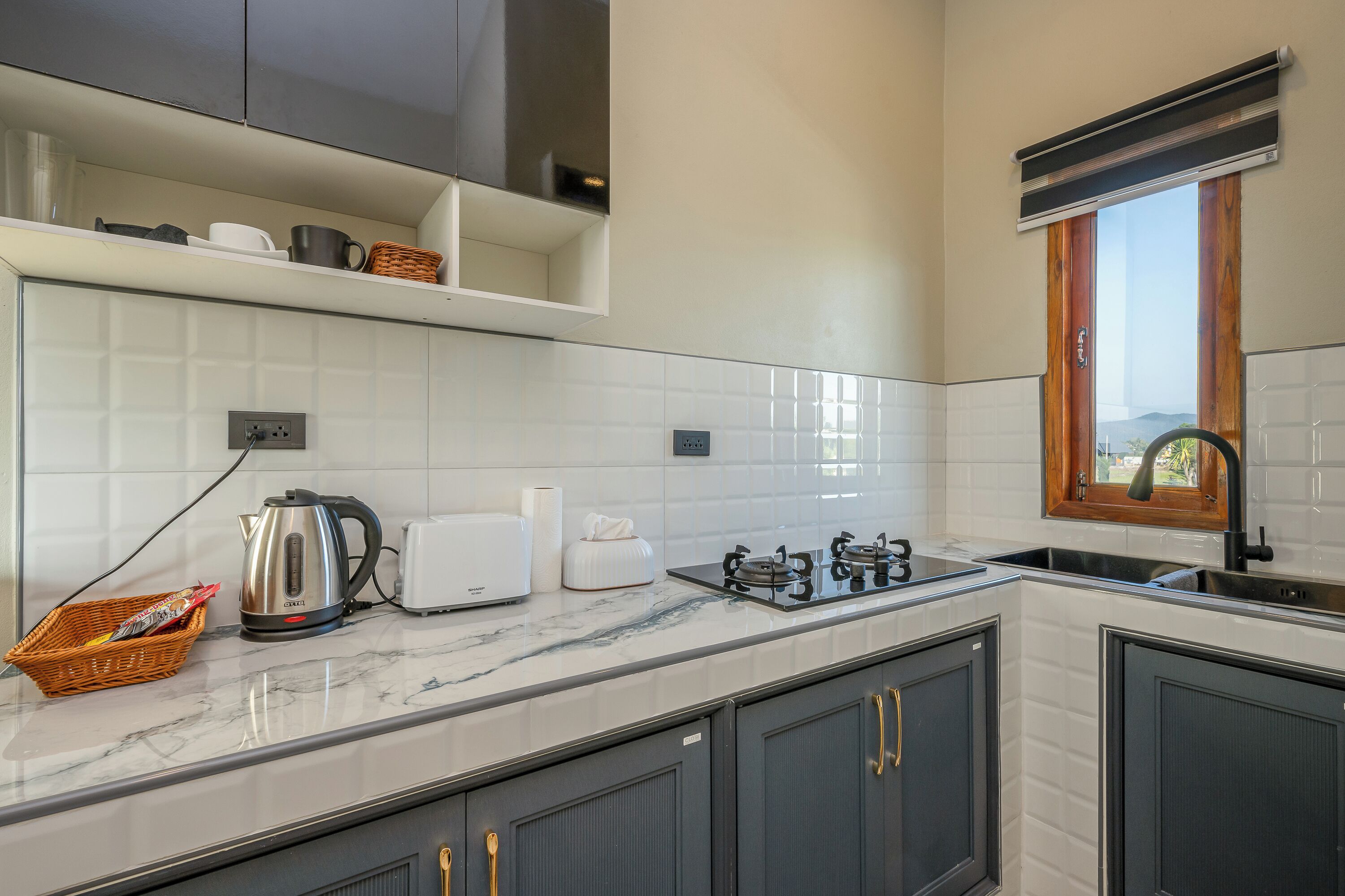 Vila família, vista para o resort | Cozinha privada