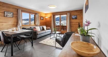 Ski in/ski out apartment - 4 Vallées ski area
