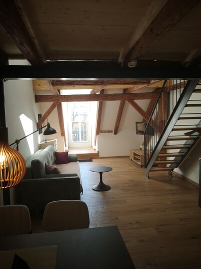 New, cozy vacation apartment. Only 2 km walk to the beautiful Ammersee.