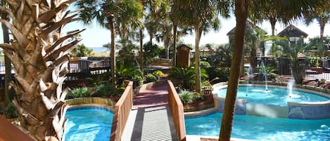 Indoor pool, a heated pool