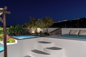 Pool - East Side Private villa , 2 bedroom & jacuzzi (Fira)