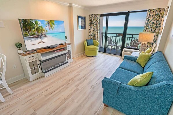 TV - Renovated High-Level,Direct Oceanfront,Nice Suite! (Myrtle Beach)