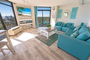 Televisión y oficina 