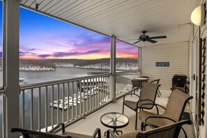 Terrace/patio - Lakefront Escape - Stunning Pristine Park Views, Elevator! (Osage Beach)