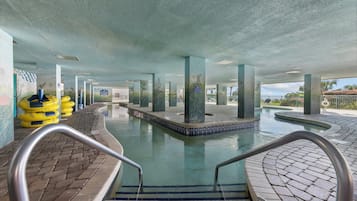 Indoor pool, a heated pool