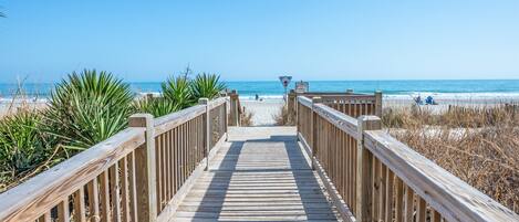 Accommodatie ligt op het strand