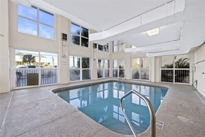 Indoor pool, a heated pool