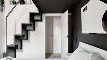 1 Schlafzimmer, BĂŒgeleisen/BĂŒgelbrett, kostenloses WLAN, BettwĂ€sche