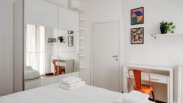2 chambres, fer et planche Ă repasser, Wi-Fi gratuit, draps fournis