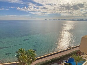 Utsikt mot havet/stranden