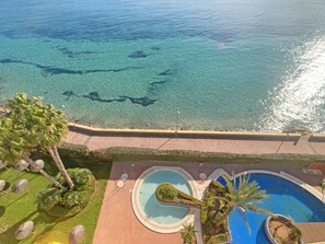 Pool - Stunning apartment with huge terrace front line to the Mediterránean (La Manga del Mar Menor)