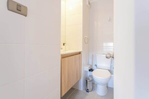 Shower, hair dryer