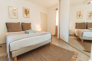 2 chambres, Wi-Fi gratuit, draps fournis