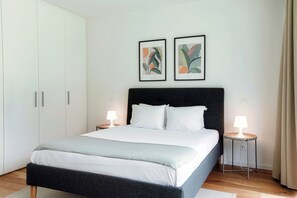 32-inch flat-screen TV with satellite channels