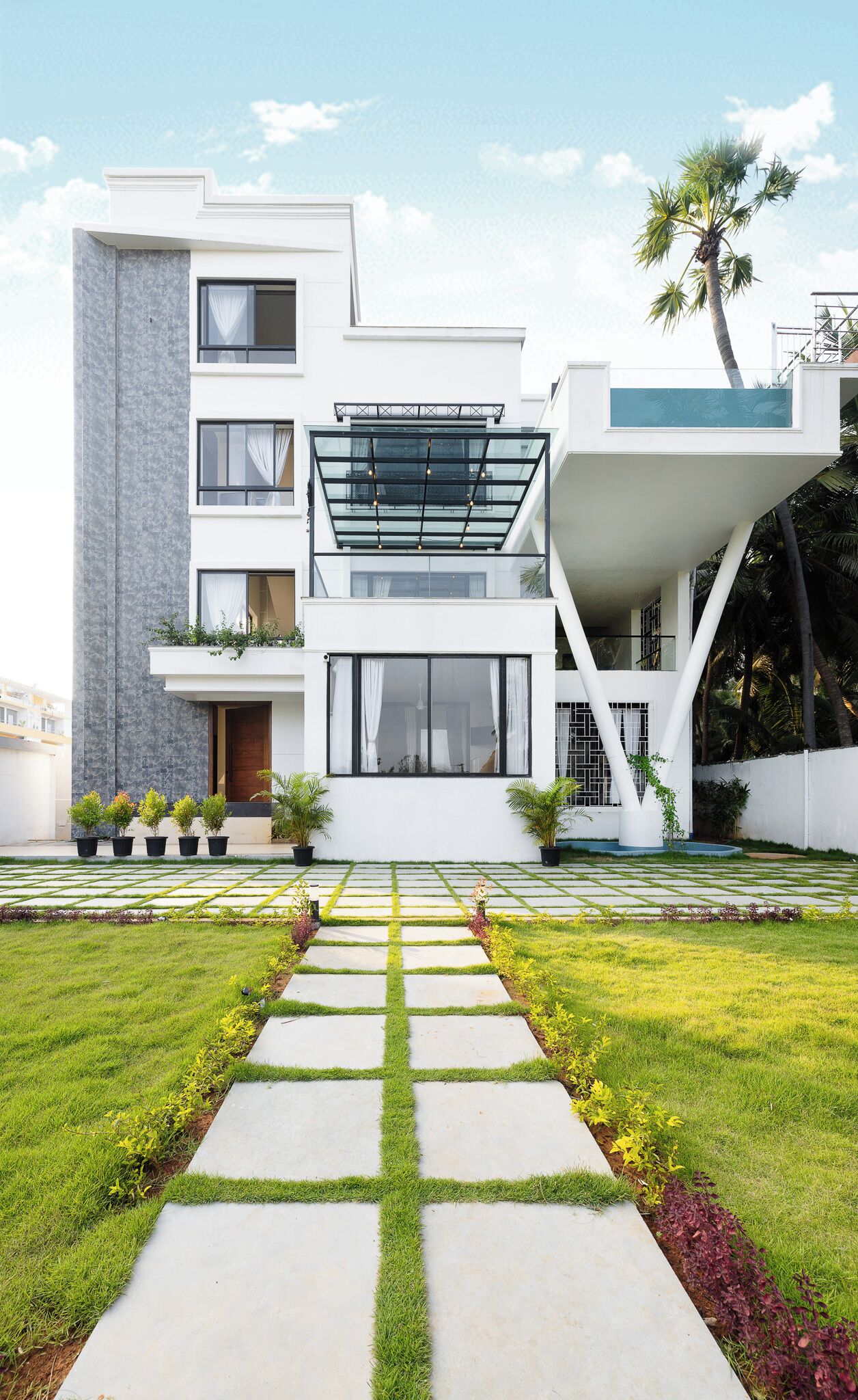 Facciata della struttura