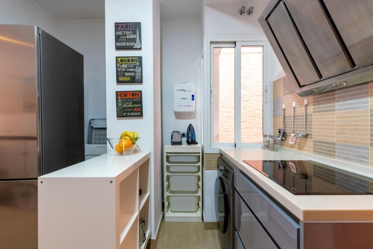Apartamento, 1 quarto, sacada, vista para a cidade | Cozinha privada
