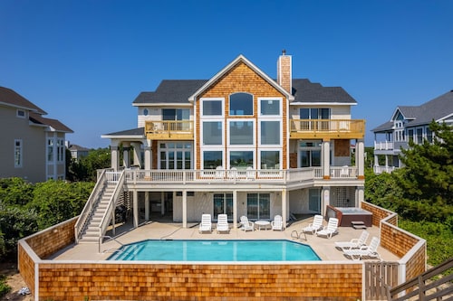 Pine Island Oceanfront Private Pool, Beach Access!